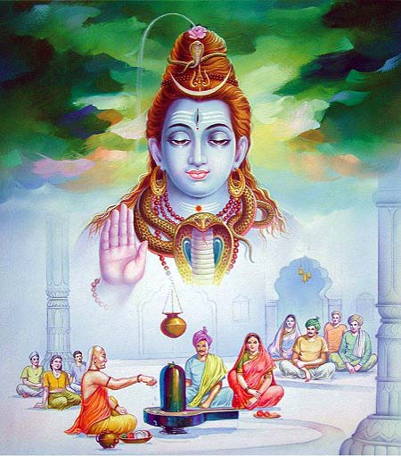 Shiva Blesses the Devotees